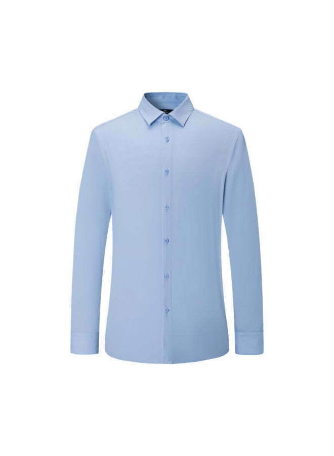 Septwolves Seven Wolves Men's Long Sleeve Shirt Autumn Business Casual Wrinkle-free Easy Care Shirt For Young And Middle-aged Office Commuters Men's Wear - Image 2