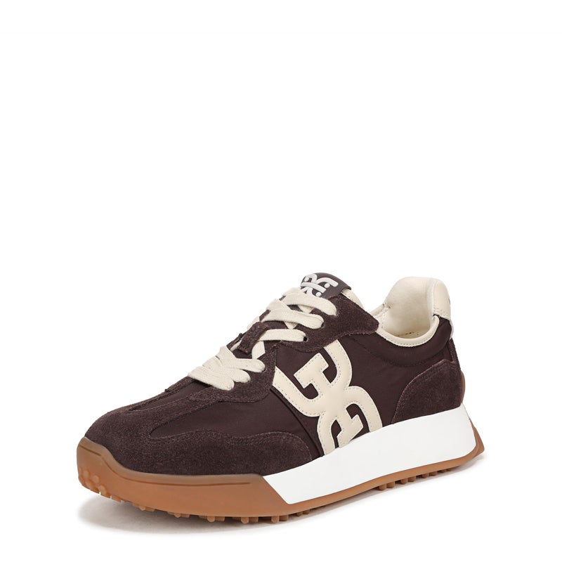 Sam Edelman Women's Langley Sneaker, CafÃ© Noir/Antique White, 6.5 - Image 1
