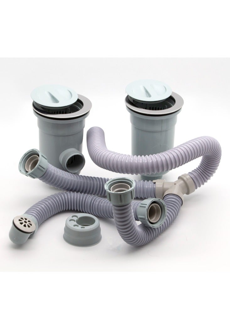 كانا هراب مجلى مغسلة المطبخ مزدوج - Image 1