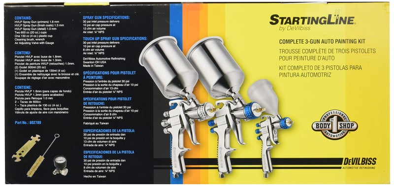 DeVilbiss 802789 Complete Spraying System for Automotive Primer, Finish Coats and Touch-Up - Image 2