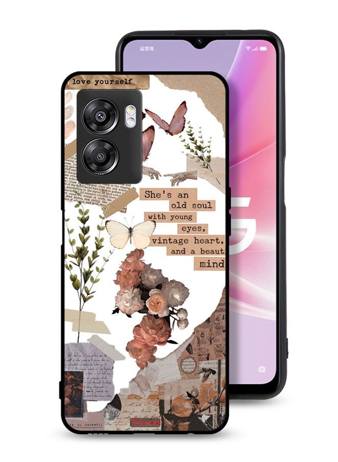 Tolwak Oppo A57 5G Protective Case Cover She Is An Old Soul - Image 1