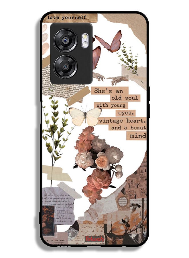 Tolwak Oppo A57 5G Protective Case Cover She Is An Old Soul - Image 2