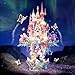 MEIEST Flower Castle Building Blocks SetDream Castle On a Cloud Particle Construction Building Bricks ToyFlowers Butterfly Star Castle Home Decoration - Image 4