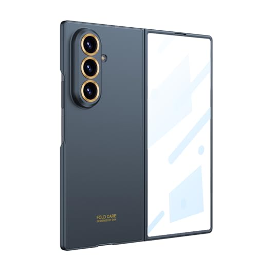 Midkart Matte Case Compatible with Samsung Galaxy Z Fold 7 (Release 2025) with Front Glass Cover Hard PC Thin Cover with Stylish Independent Camera Protection, Grey Green - Image 1