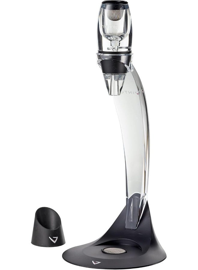 Vinturi Deluxe Essential Red Pourer and Decanter Tower Stand Set - Image 2