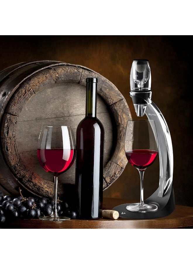 Vinturi Deluxe Essential Red Pourer and Decanter Tower Stand Set - Image 3