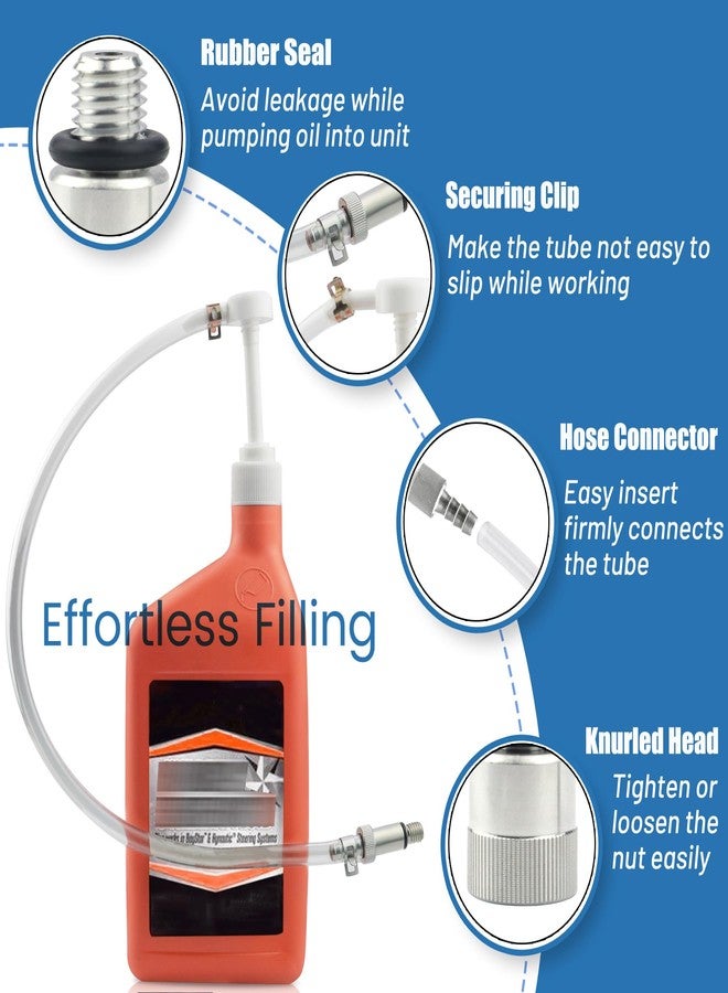 Bentolin Lower Unit Gear Oil Pump for Standard Quart Bottles, Includes 3/8 inch Metal Swivel, 8mm and 10mm Adapters Fit Most Marine Boat Outboard Motors (Not Compatible With Volvo Penta) - Image 5