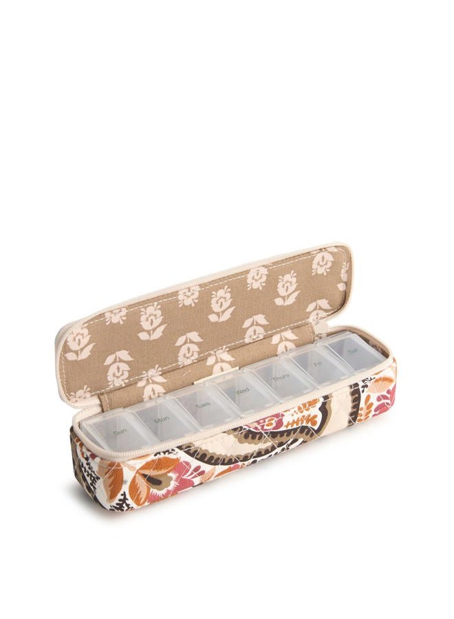 Vera Bradley حافظة أقراص السفر القطنية الفاخرة، تصميم بايسلي مزهر، مقاس واحد - Image 2