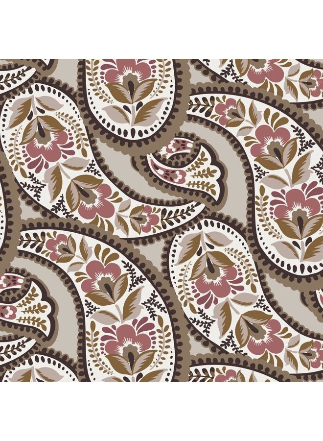 Vera Bradley حافظة أقراص السفر القطنية الفاخرة، تصميم بايسلي مزهر، مقاس واحد - Image 3