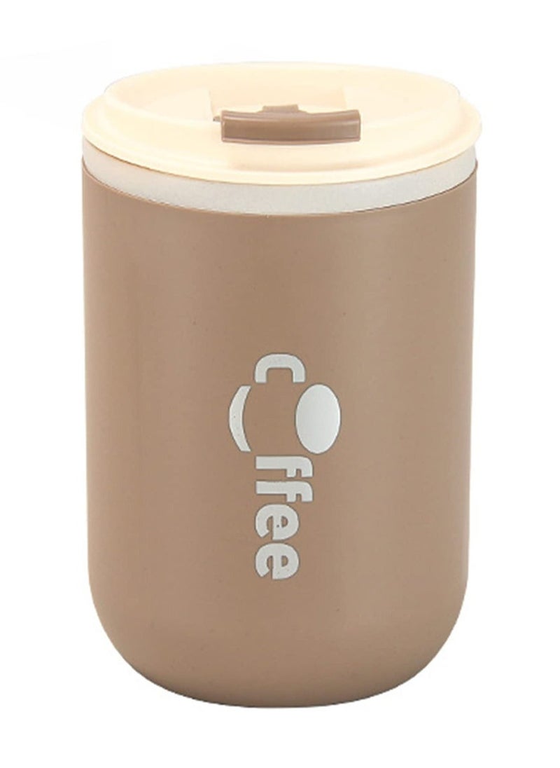 17 oz Travel Mug, Stainless Steel Vacuum Insulated Tumbler with Silicone Straw, Double Walled Travel Tumbler Insulated Coffee Cups, Reusable To Go Mug for Hot Ice Coffee Tea - Image 1