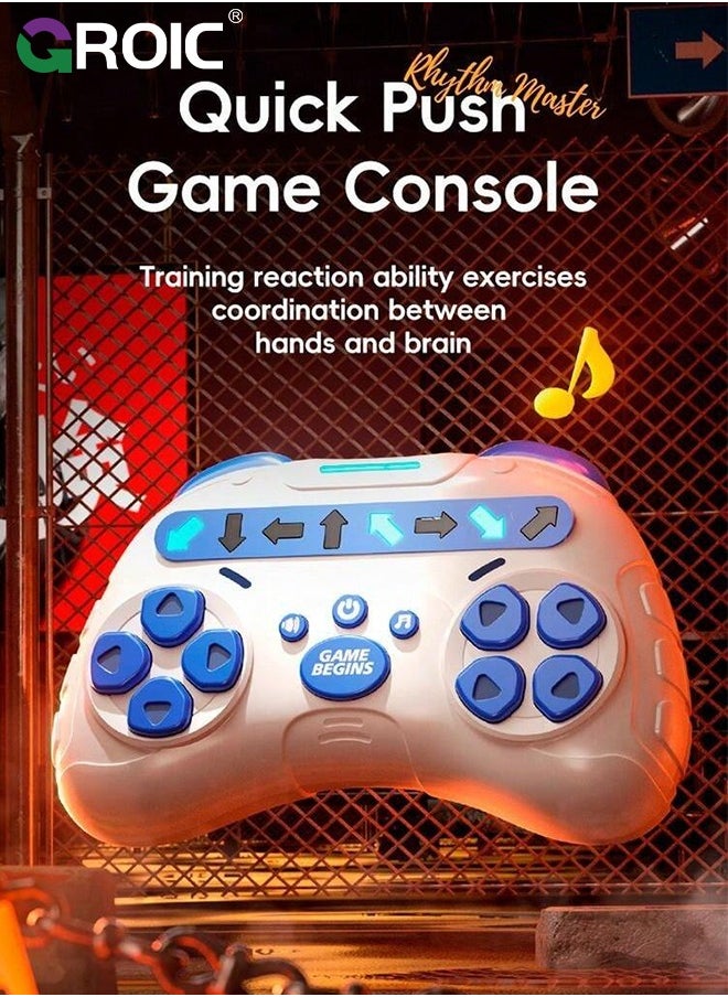 GROIC - Speed Push Game Toys, Electronic Handheld Game, Fidget Toys with RBG Lights & Music, 4 Thrilling Game Modes, 999+ Level, 24 Songs, Durable Handheld Puzzle Games Sensory Toys Memory Game - Image 1