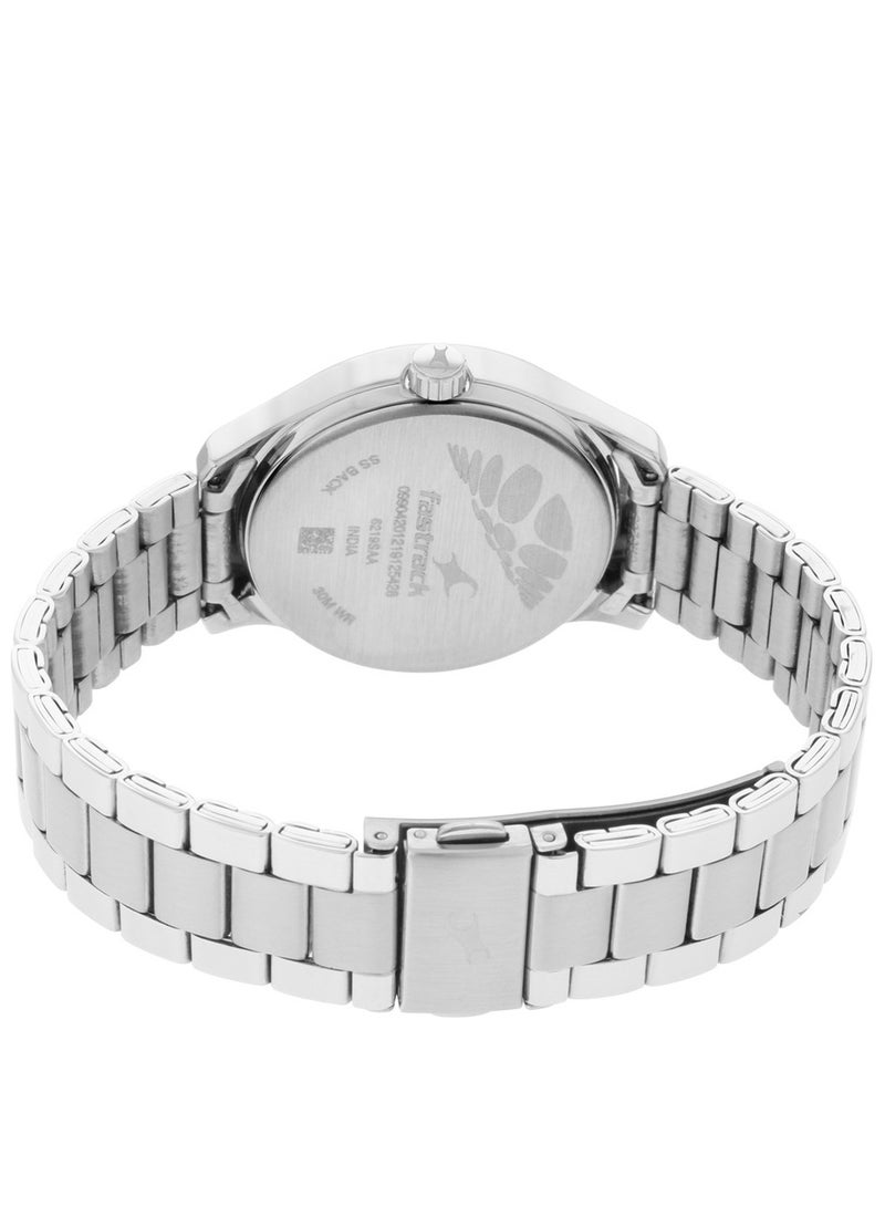 فاستراك ساعة فاست تراك تريبستر مينا بنفسجي بحزام ستانلس ستيل للبنات - Image 4