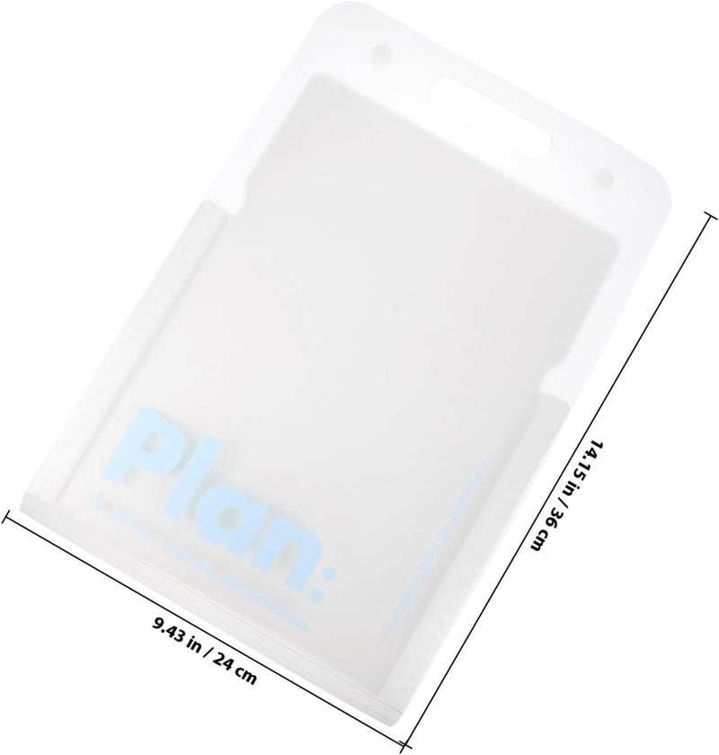 Accordion File Folder A4 Vertical Expandable Document Organizer with Multiple Layers Plastic File Folder for Office and School Document Protection White - Image 2