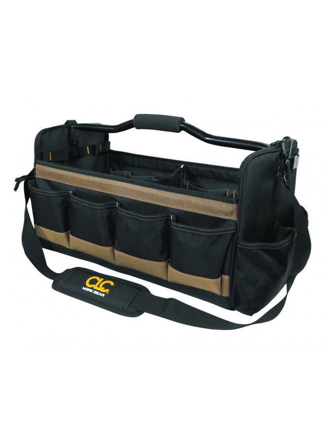 Custom Leathercraft CLC WORK GEAR 1579 20 Inch, Open Top, Soft Sided Tool Box, 27 Pockets  - Image 4
