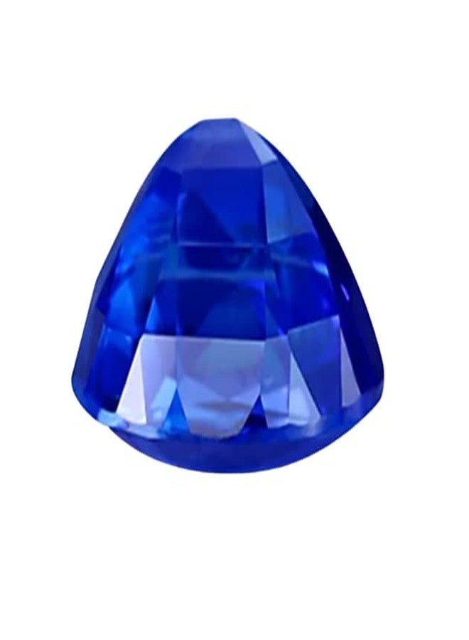 IRIS GEMS 4.56 Ratti/4.15 Carat Genuine Kashmiri Blue Sapphire Stone Original Certified By IGL Oval Shape नीलम रत्न For Men Women Rings, Braclets, Pendants, Chains & More शनि रत्न Or शनिप्रिया For Jewellery making & Astrological Purpose - Image 3