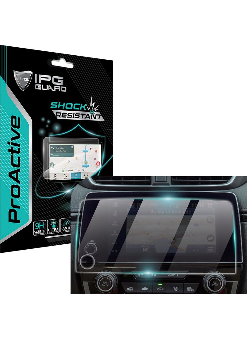 9h Nano Proactive Screen Protector for Honda 2017-2023 Cr-V V Lx, Ex, Ex-L, Touring, Special Edition, Hybrid Elegance Executive Executive + 7 Inch Navigation, Smooth Finish, Responsive Touch
