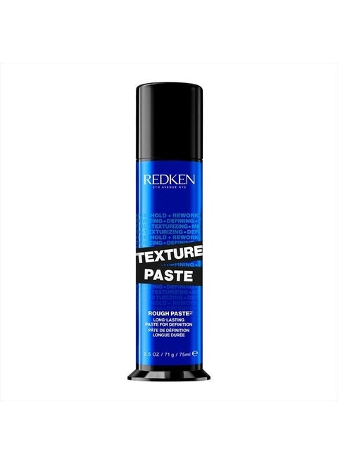 Redken Texture Paste Hair Styling Paste for Definition | Adds Long-Lasting Style & Definition | Relaxed & Deconstructed Styling | Rough Paste | Medium Hold | For All Hair Types | 2.5 Oz