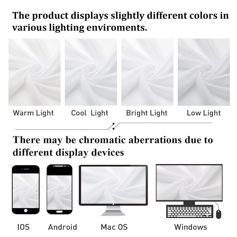 Lecloud White Sheer Curtains 63 Inch Length 2 Panels, Elegant Voile Drapes for Dinning Small Windows, Light Filtering Gauzy Curtain for Living Room Bedroom Bathroom, Dual Rod Pocket, 40" W x 63" L - Image 5