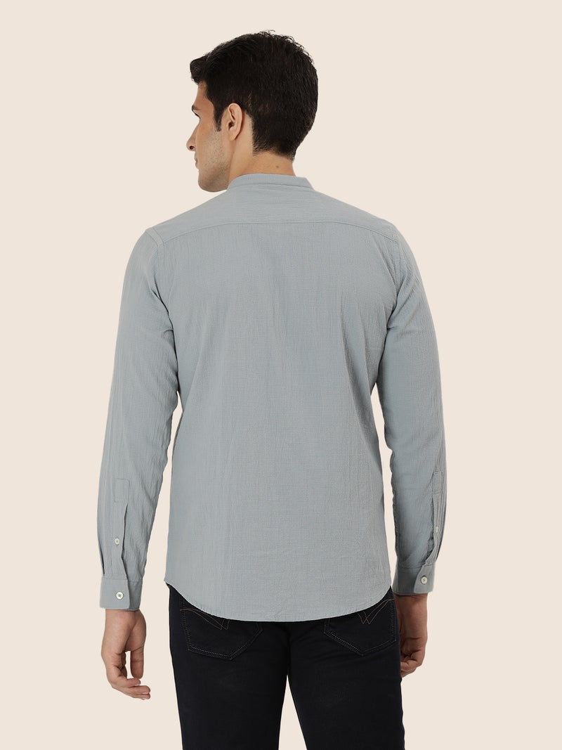 amswan Premium Men's Crinkle Cotton Shirt - Image 1