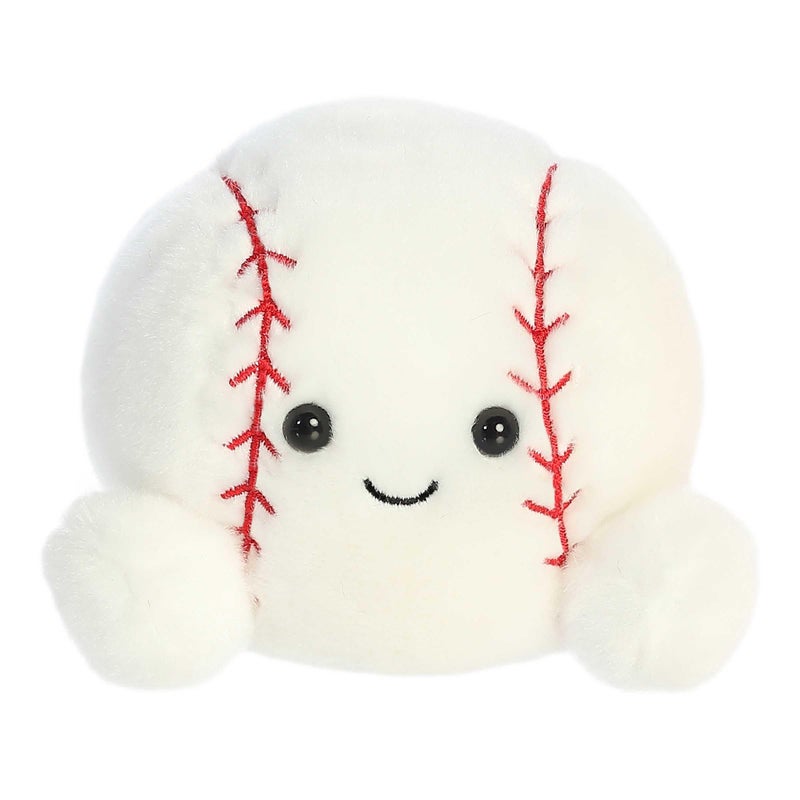 AuroraÂ® Adorable Palm Palsâ„¢ Slugger Baseballâ„¢ Stuffed Animal - Pocket-Sized Play - Collectable Fun - White 5 Inches - Image 1
