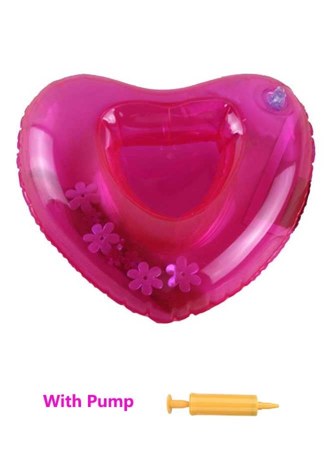 Loquat Love Shaped Inflatable Swimming Pool Portable Cup Holder - Image 1