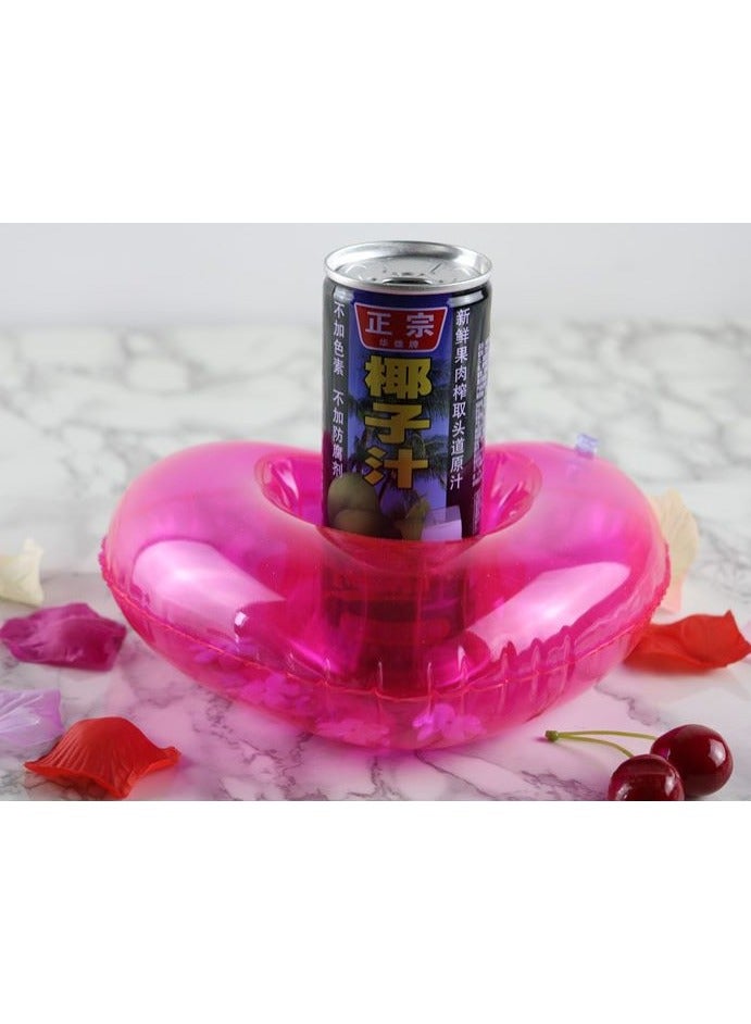 Loquat Love Shaped Inflatable Swimming Pool Portable Cup Holder - Image 3