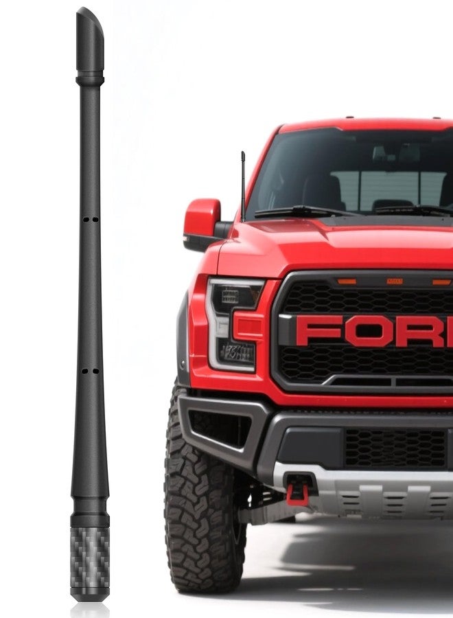 Kerros 7 Inches Short Antenna for Ford F150 2009-2025 & Bronco 2021-2025, Rubber Replacement Antenna, F150 Accessories, Internal Copper Coil for Enhanced AM/FM Reception & Car Wash Proof, Easy Installation - Image 1