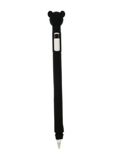 Protecting Cartoon Cap Bumper Case Cover For Apple Pencil Black
