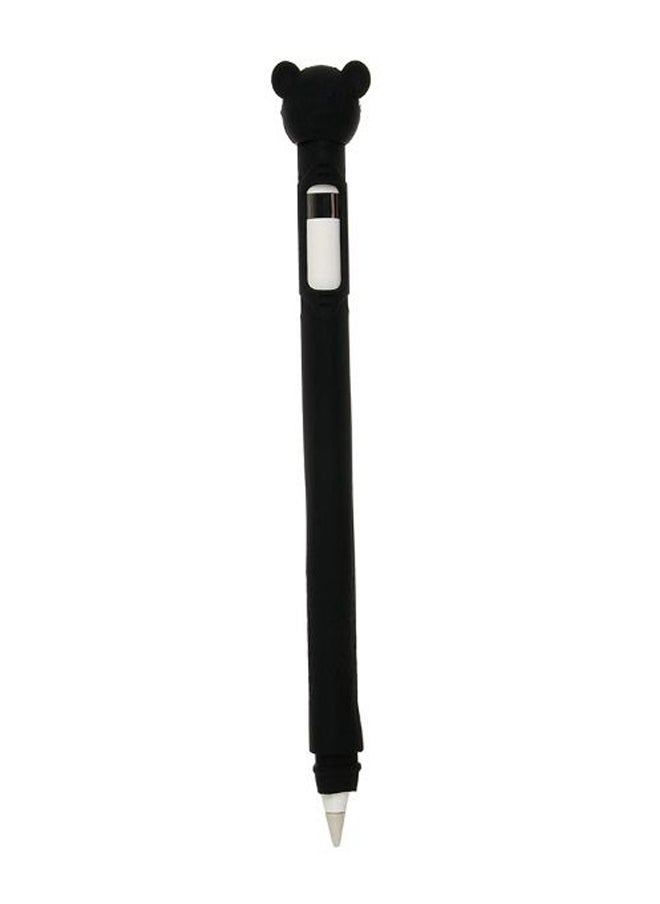 Generic - Protecting Cartoon Cap Bumper Case Cover For Apple Pencil Black - Image 1