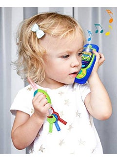 Click N' Play Pretend Play Cell Phone Tv Remote & Car Key Accessory Playset For Kids With Lights Music & Sounds (Set Of 3)  - Image 5