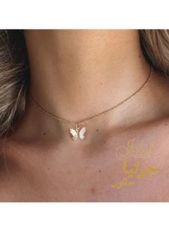 18K Gold Plated Stainless Steel Simple Cute Butterfly Pendant Necklace Minimalist Jewelry Butterfly Choker Necklaces for Women And Girls By Julia Store - pzsku/Z5B719230747F477F04EEZ/45/_/1716206538/68779dd9-f72a-42f3-8f5b-4a2fc681d90c