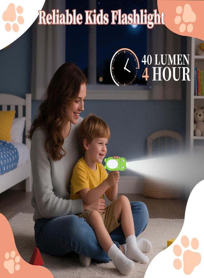 KunHe 5 Pack Animal Flashlights 2 in 1 Camping Lantern Flashlights Christmas Stocking Stuffers Small Flashlight Party Favors Halloween Christmas Gift for Girls Boys - Image 5