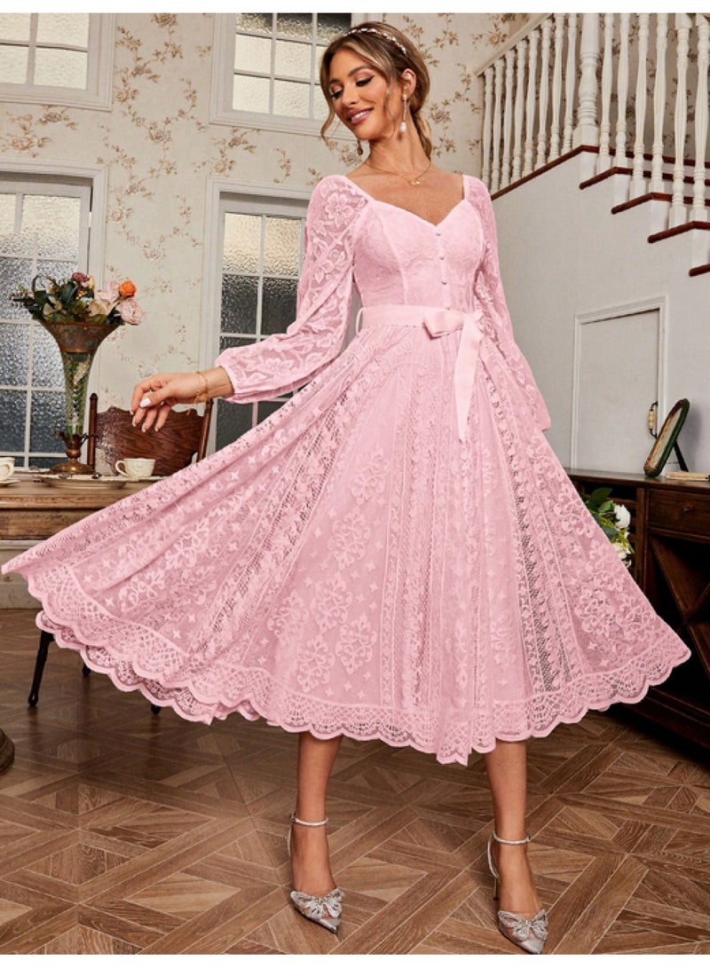 سيمبلي فستان أنيق للنساء الصيفي مزيج خفيف ومريح من القطن المثالي للمنزهات - Image 1