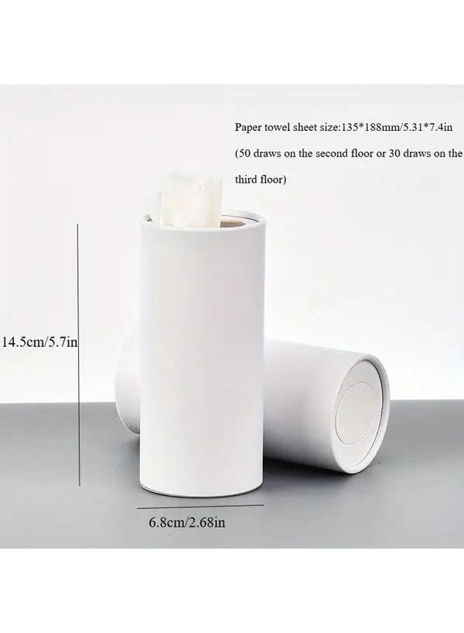 حامل ورق تواليف أسود أنبوبي للسيارات، مجموعة من ٢ للمطاعم وأندية الكاريوكي والسيارات - Image 5