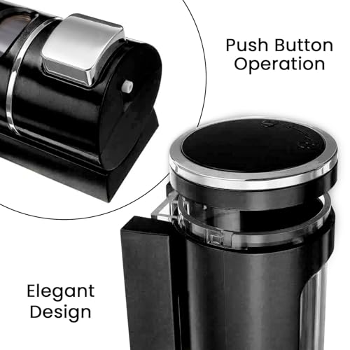 Pivalo Liquid Soap Dispenser Refillable Multipurpose Bathroom Accessories Hand & Dishwasher Sanitizer Lotion Pump Bottle for Home Kitchen Wash Basin (Black, Pack of 1) - Image 5