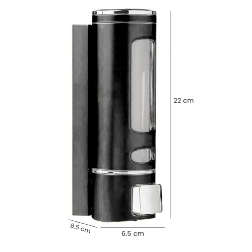 Pivalo Liquid Soap Dispenser Refillable Multipurpose Bathroom Accessories Hand & Dishwasher Sanitizer Lotion Pump Bottle for Home Kitchen Wash Basin (Black, Pack of 1) - Image 2