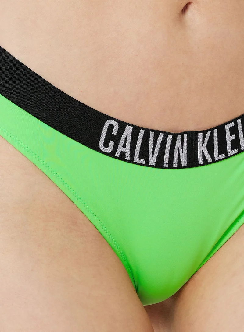 CALVIN KLEIN Logo Band Bikini Bottom