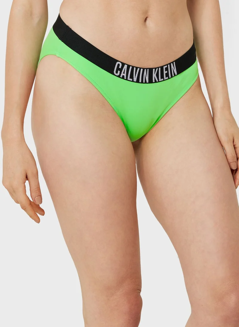CALVIN KLEIN Logo Band Bikini Bottom