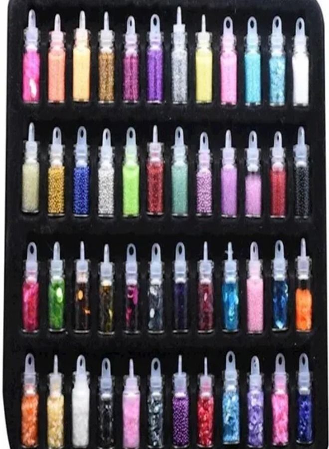 بودرة لامعة لتزيين الأظافر