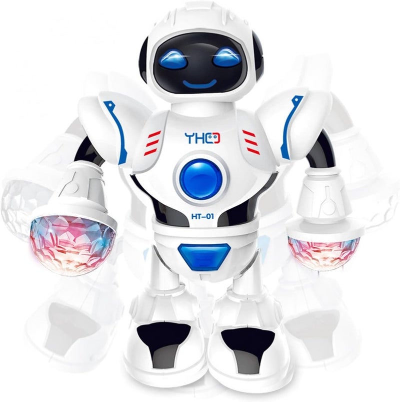 klarako Remote Control Robot ToyElectric Singing Dancing LED Light Robot, Children's Electric Dancing Robot Toy,for 3 Year Old Up Boy Girl Toys (Robot) - Image 1