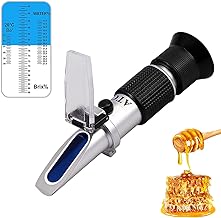 AUTOUTLET AUTOUTLET 3-in-1 Honey Baume Refractometer,Brix and Baume Honey Refractometer,58-90% Brix Scale Range Honey Moisture  - Image 1
