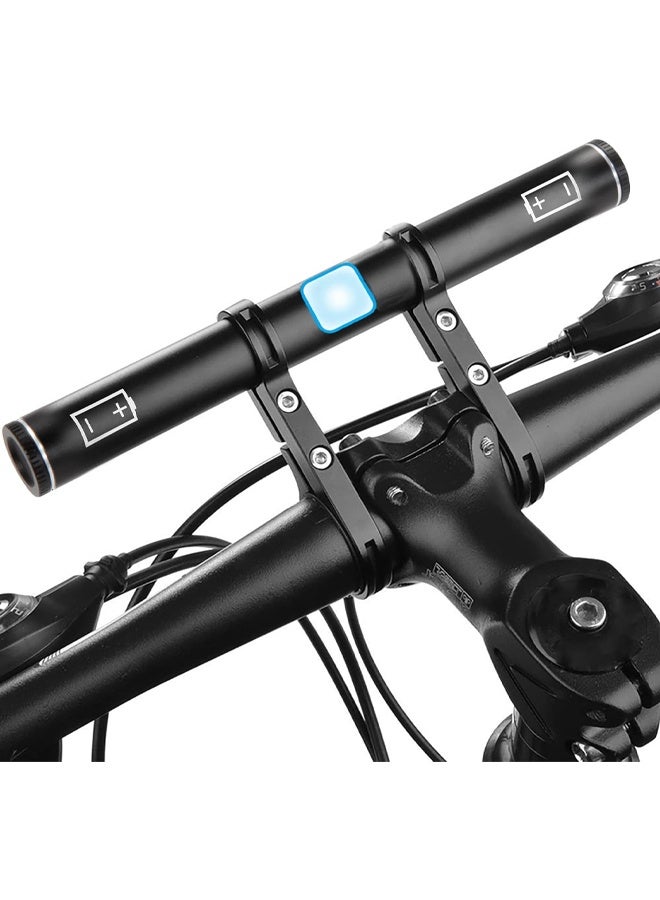 DUNISO USB Rechargeable Handlebar Extender,7.8in Handlebar Extension and a Built-in 4000mAh Bike Phone Charger, for Holding Bicycle Speedometer, Phone Mount Holder and Bike Light  - Image 1