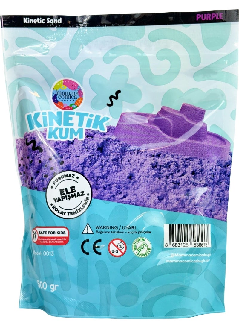 Mammacomica Dough - Purple Kinetic Sand - 500 gr - Image 1