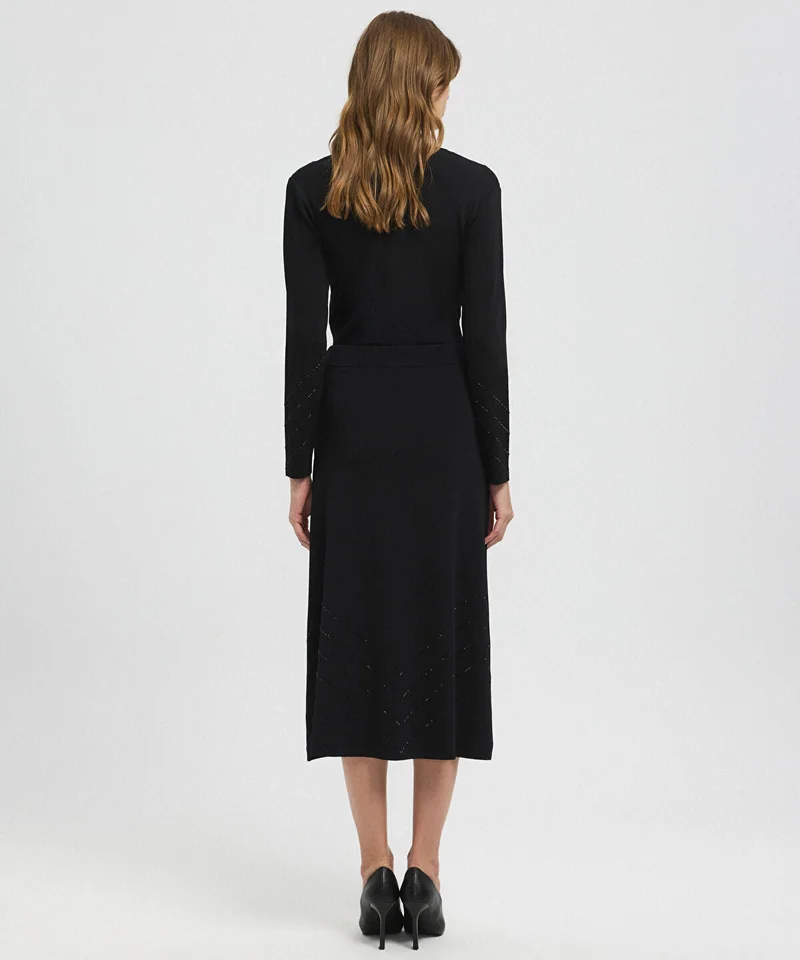 Ipekyol  Rhinestone Knit Skirt for Women | Best Price UAE