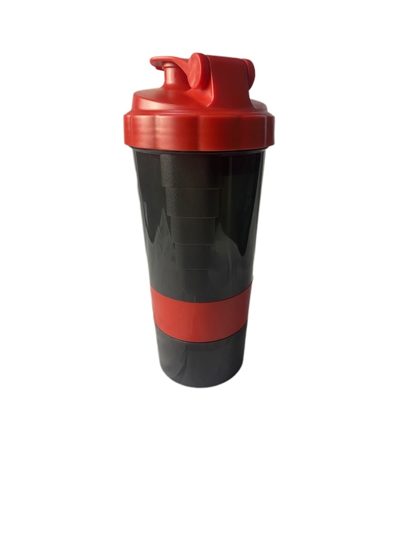 Generic Spider shaker bottle red 500ml for gym, school and car  - Image 2