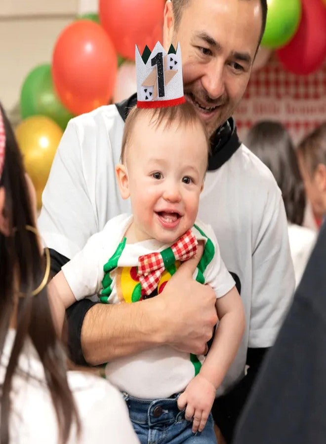 Jissoo Pizza 1st Birthday Crown - Holy Cannoli One Birthday Decorations,Pizzeria Party Hat Photo Props,First Pizza Cake Smash Party Crown,Sweet Cannoli Slice Fun Headwear - Image 4