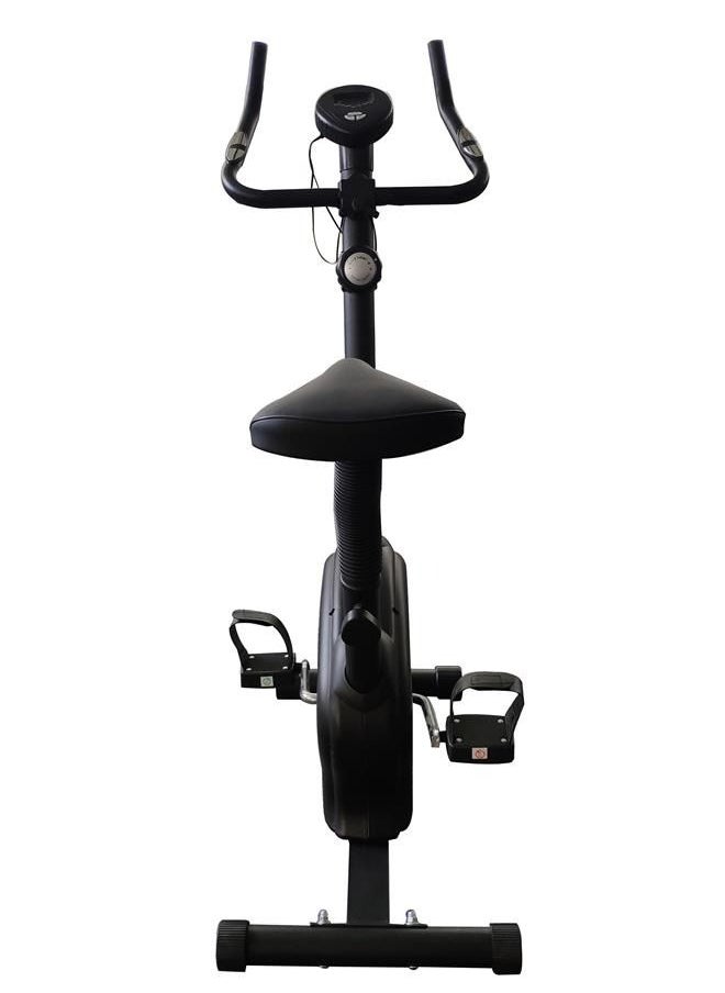 PowerMax Fitness Fitness Bu-510-Al152 Steel Exercise Upright Bike, Black, Orange  - Image 3