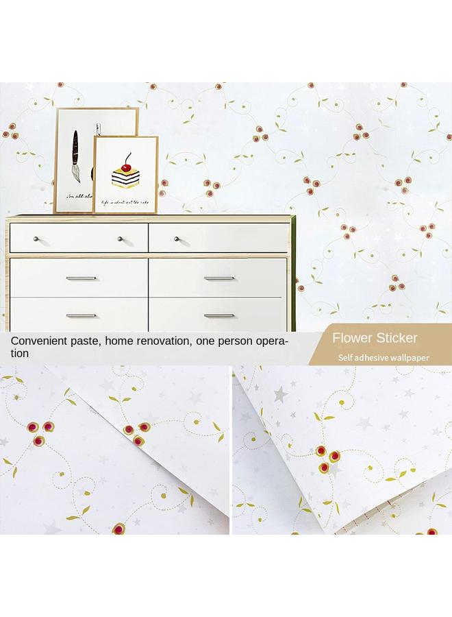 Bluejw Wallpaper Self-adhesive Decorative Stickers Bedroom Wallpaper Dormitory Stickers Wallpaper Stickers Background Wall Desktop Cabinet Wallpaper - Image 1