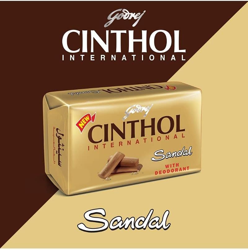 Cinthol Godrej Sandal Bath Soap - 99.9% Germ Protection, 175g - Image 3