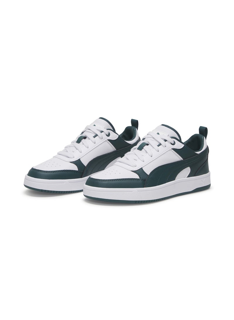 PUMA Dribble Unisex White Green Sneakers  - Image 2